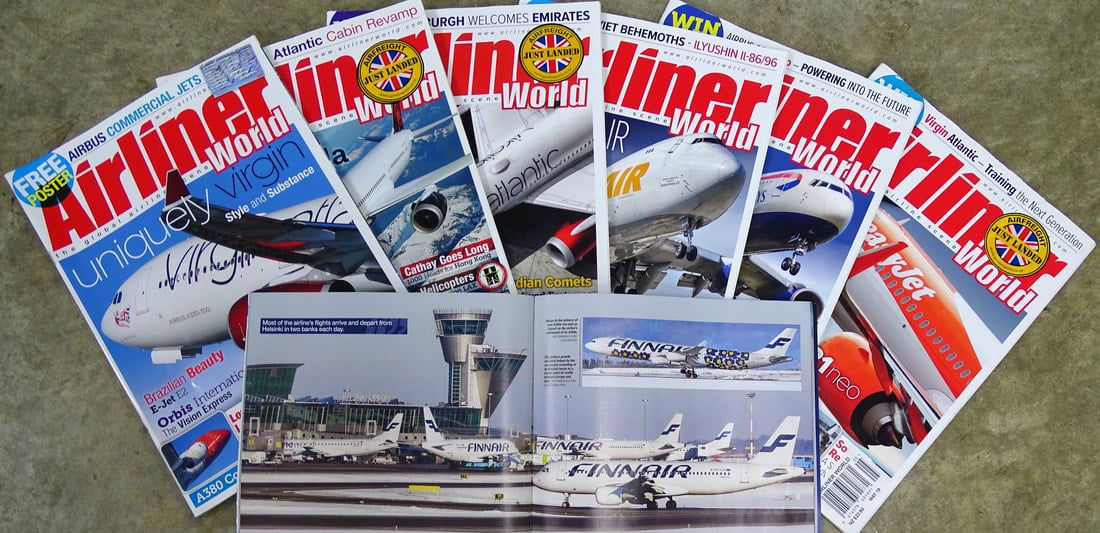 Listed in Airliner World magazine